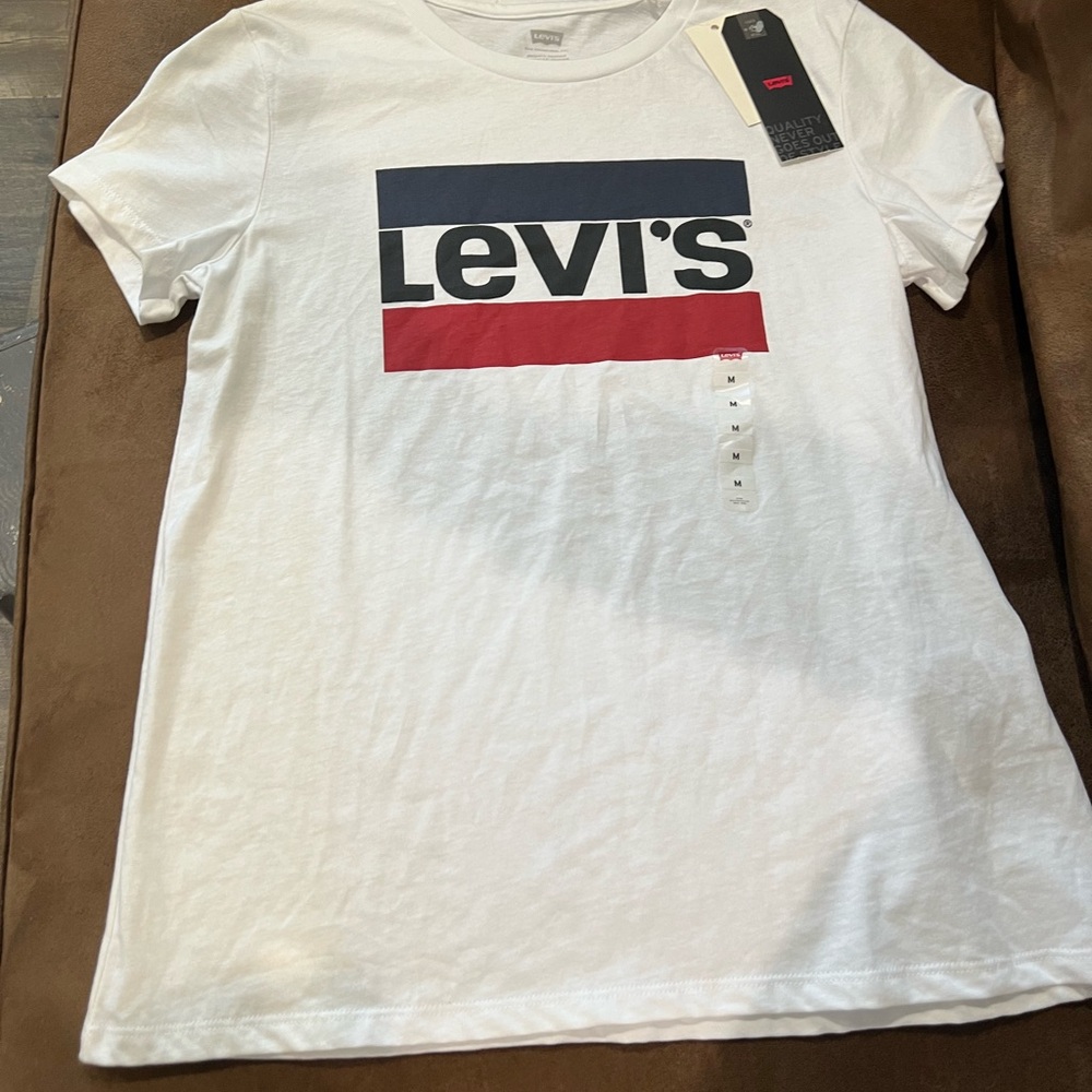 Levi's Women's White Logo T-Shirt